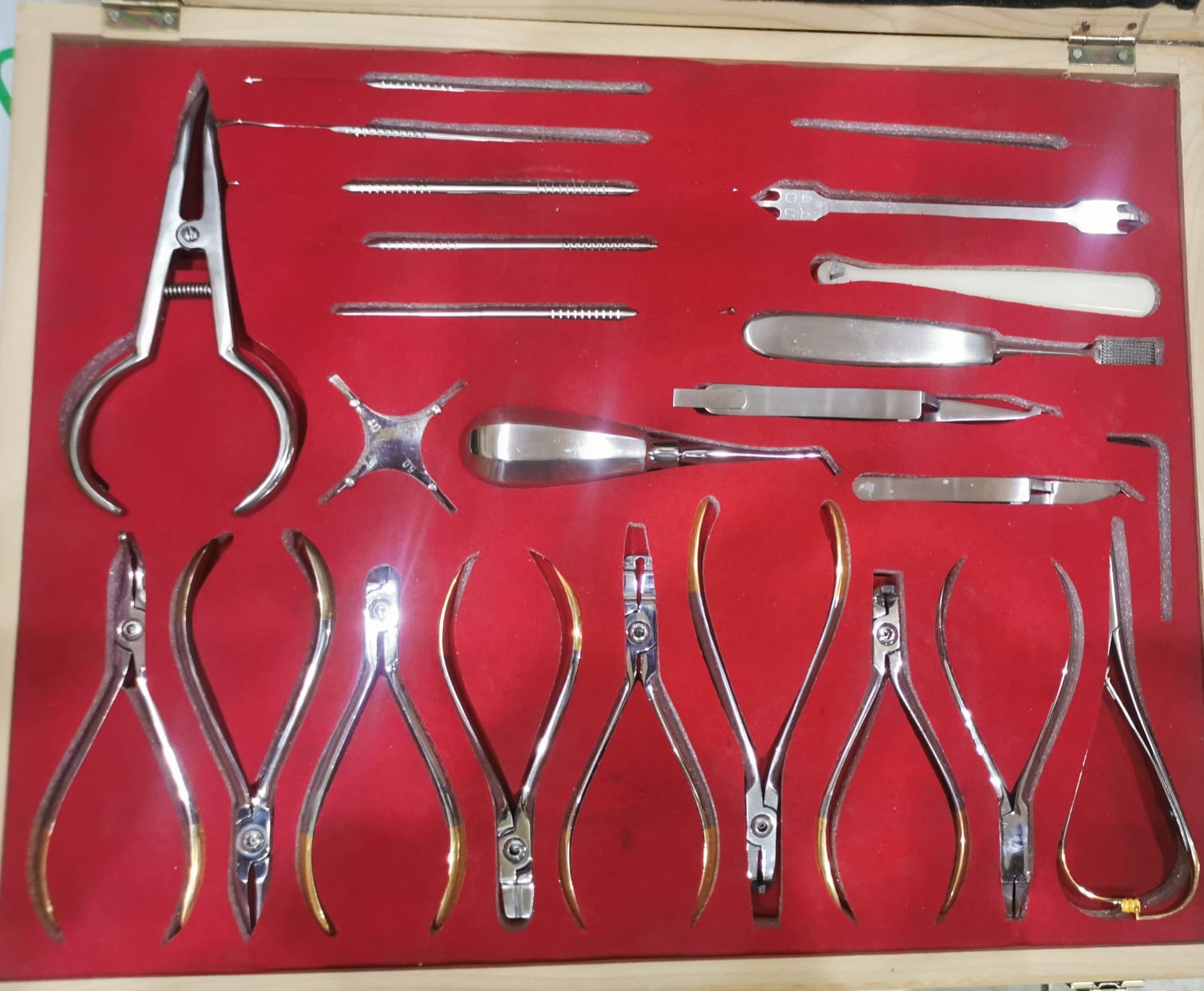 Wood Bag Orthodontic instruments 24 Pieces