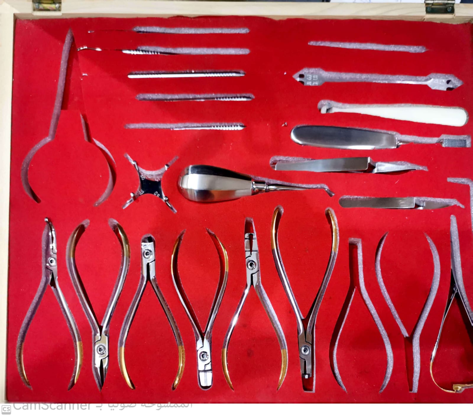 Wood Bag Orthodontic instruments 24 Pieces