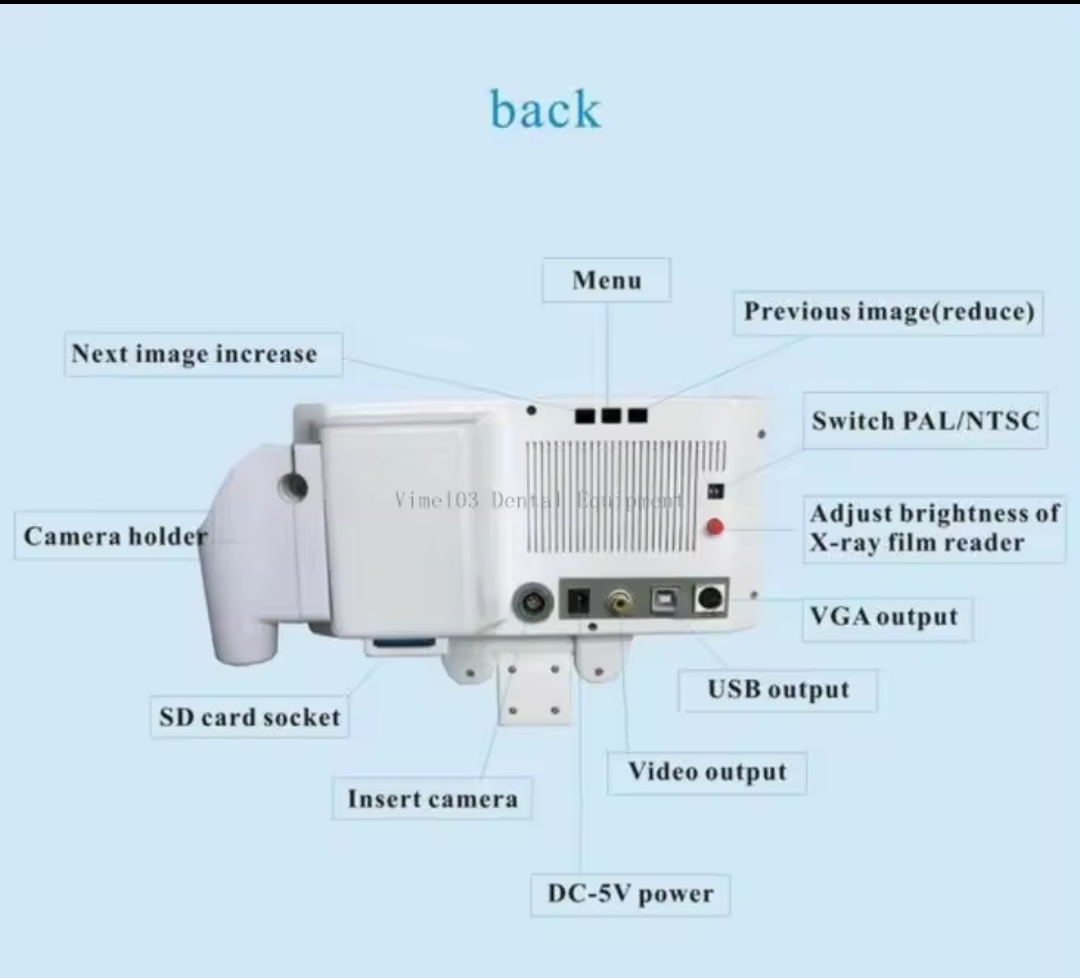 كميرة وشاشة LCD