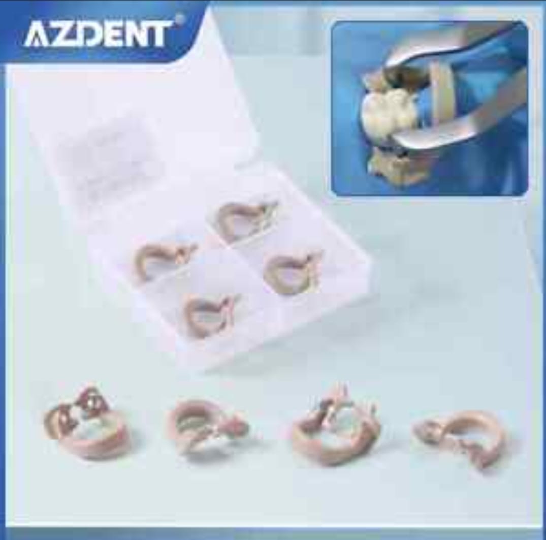 RUBBER DAM CLAMP LARG 4PCS 