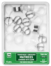 Transparent Contoured Matrices Combined with Clamp