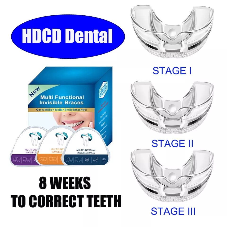 Orthodontic Device Braces Alignment Trainer 3 Stages Teeth Training Device for Adults Teeth Correction Tools